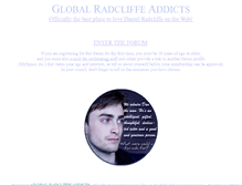 Tablet Screenshot of globalradcliffeaddicts.com